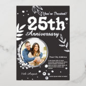 シルバージュビリーハート結婚25周年 箔シーズンカード (正面)