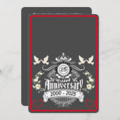 シルバージュビリー2写真25周年記念招待状 シーズンカード (正面/裏面)