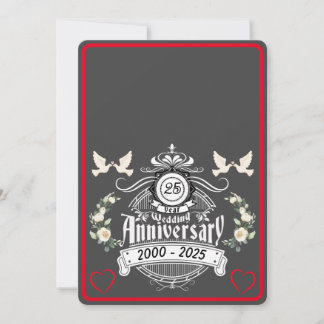 シルバージュビリー2写真25周年記念招待状 シーズンカード