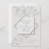 シルバージユーカリプトゥス保存日 招待状 (正面)