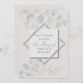 シルバージユーカリプトゥス保存日 招待状