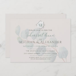 シルバージユーカリ結婚リハーサルディナー 招待状