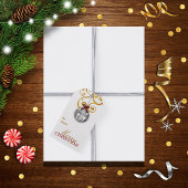 シルバージンルベルメリークリスマス ギフトタグ