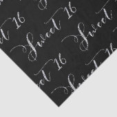 シルバースウィート16任意の色の誕生日パーティー 薄葉紙 (詳細)