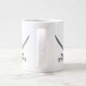 シルバースカルとクロス剣 ジャンボコーヒーマグカップ (裏面)