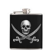 シルバースカルとクロス剣 フラスク (正面)