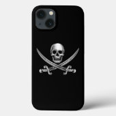 シルバースカルとクロス剣 Case-Mate iPhoneケース (裏面)