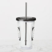 シルバースカル&クロスボーンハロウィーン アクリルタンブラー (右)