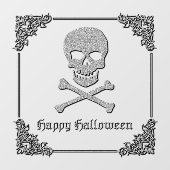 シルバースカル&クロスボーンハロウィーン ウィンドウサイン (シート)