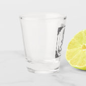 シルバースカル&クロスボーンハロウィーン ショットグラス (左)