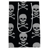 シルバースカル&クロスボーンハロウィーン ミディアムペーパーバッグ (裏面)