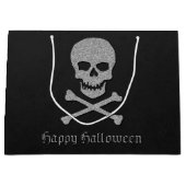 シルバースカル&クロスボーンハロウィーン ラージペーパーバッグ (正面)