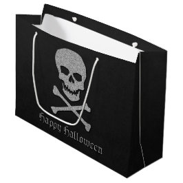 シルバースカル&クロスボーンハロウィーン ラージペーパーバッグ