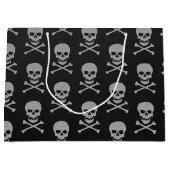 シルバースカル&クロスボーンハロウィーン ラージペーパーバッグ (正面)