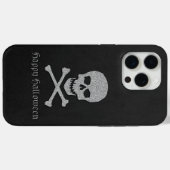 シルバースカル&クロスボーンハロウィーン Case-Mate iPhoneケース (裏面 (横))