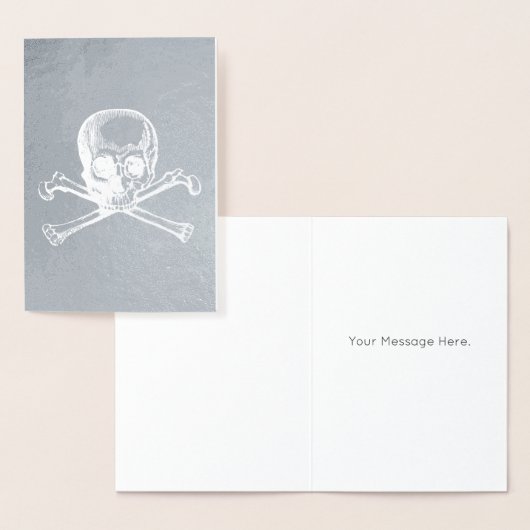 シルバースカル 箔カード (ディスプレー)