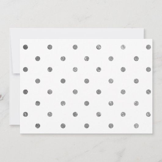 シルバースクお洒落リプト写真卒業カード セーブザデート (裏面)