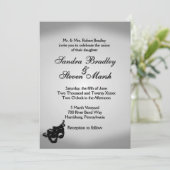 シルバースクリーンシアターテーマ結婚式招待状 招待状 (スタンド正面)