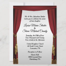 シルバースクリーンムービーテーマ結婚式招待状 招待状