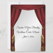 シルバースクリーンムービー結婚テーマ 招待状 (裏面)