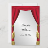 シルバースクリーン結婚式招待状 招待状 (裏面)