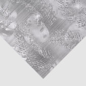 シルバースタイリッシュグリッタートロピカルジャングル葉 薄葉紙 (詳細)