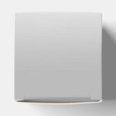 シルバースタイリッシュ紙吹雪60th結婚's Thank You フェイバーボックス (上部)