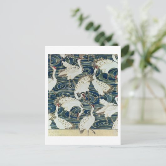 シルバースタジオによる壁紙のデザイン、1890年頃 ポストカード (スタンド正面)