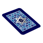 シルバースターオブデイヴィッド(ユダヤ教)メノラーユダヤ祭日ギフト マグネット (右側)