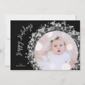 シルバースターズオンブラックハッピー シーズンカード (正面)