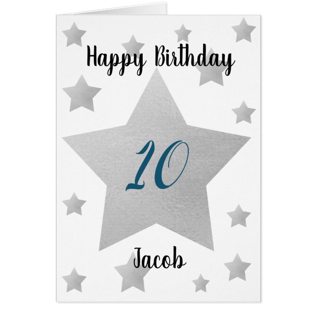 シルバースターズボーイ10th誕生日 (正面)