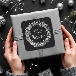 シルバースターズメリークリスマス スクエアシール