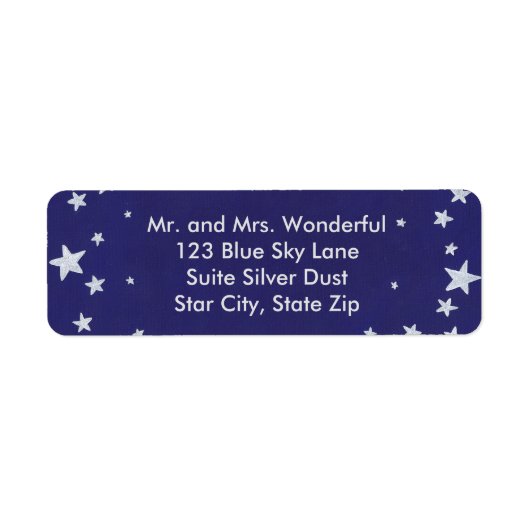 シルバースターズ王室のオンブルー住所 シール (正面)