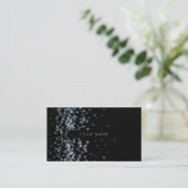 シルバースターズ紙吹雪ブラックVIP 名刺 (スタンド正面)