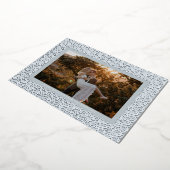 シルバースターズ ブルー ボーホー フォト 箔シーズンカード (回転した状態)