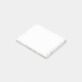 シルバースターダストの紙吹雪 ポストイット (アングル)