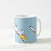 シルバースターファイターF104マグカップ コーヒーマグカップ (正面右)