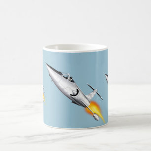 シルバースターファイターF104マグカップ コーヒーマグカップ