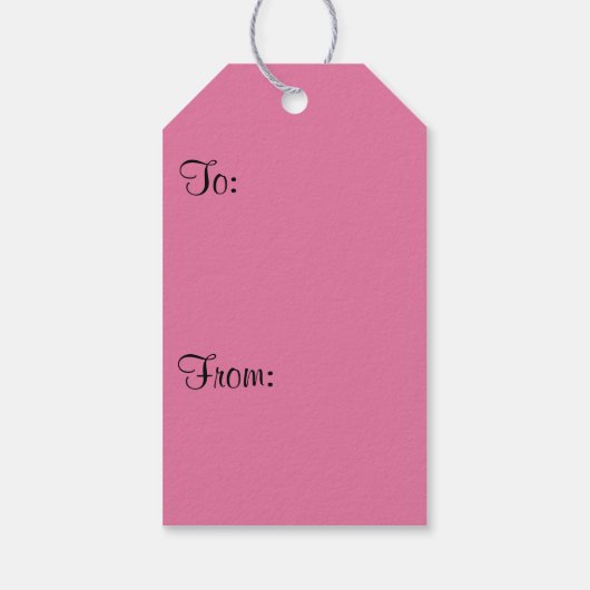 シルバースターマーブルポインセティアスピンクホリデイフローラ ギフトタグ (裏面)