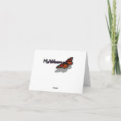 シルバースターマーブルポインセティアス サンキューカード (裏面)