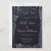 シルバースターリーナイト結婚式招待状スイート 招待状 (正面)