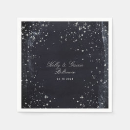 シルバースター結婚リーナイトカクテル スタンダードカクテルナプキン