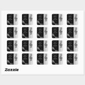 シルバースティレット&トレーブルクレフト誕生日サンキューユナイズ スクエアシール (シート)