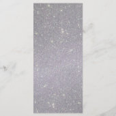 シルバーストライプきらめく結婚のメニュー メニュー (裏面)