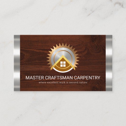 シルバーストライプズホームエレクトリックソー 名刺 (正面)