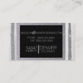 シルバーストライプ名刺 名刺 (裏面)