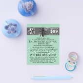 シルバーストリップ – ブラックゴキブリ – 害虫駆除 チラシ (シングル)