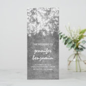 シルバーストリングライトウェディングプログラム プログラム (スタンド正面)