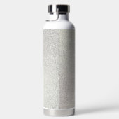 シルバーストーンゲイリー金ゴールドマーブルパープルグリッター ウォーターボトル (右面)