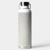 シルバーストーンゲイリー金ゴールドマーブルパープルグリッター ウォーターボトル (背面)